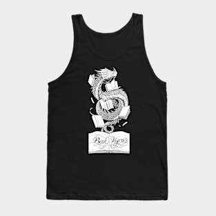 Book Wyrm (achromatic) Tank Top